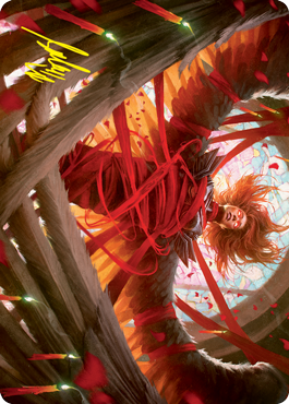 Sigarda's Imprisonment Art Card (Gold-Stamped Signature) [Innistrad: Crimson Vow Art Series] | Gear Gaming Bentonville