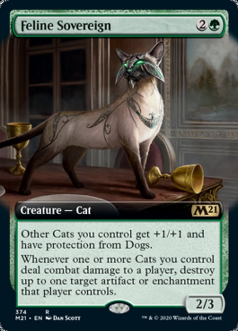 Feline Sovereign (Extended Art) [Core Set 2021] | Gear Gaming Bentonville