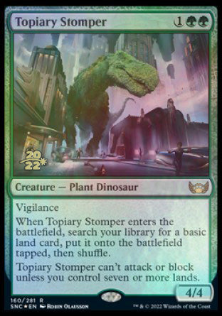 Topiary Stomper [Streets of New Capenna Prerelease Promos] | Gear Gaming Bentonville