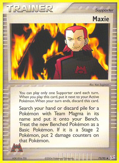 Maxie (73/95) [EX: Team Magma vs Team Aqua] | Gear Gaming Bentonville