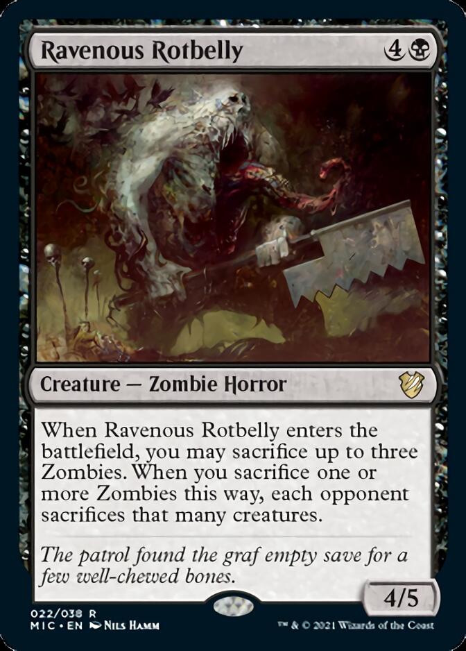 Ravenous Rotbelly [Innistrad: Midnight Hunt Commander] | Gear Gaming Bentonville