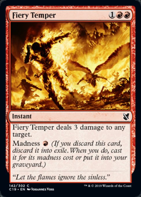 Fiery Temper [Commander 2019] | Gear Gaming Bentonville