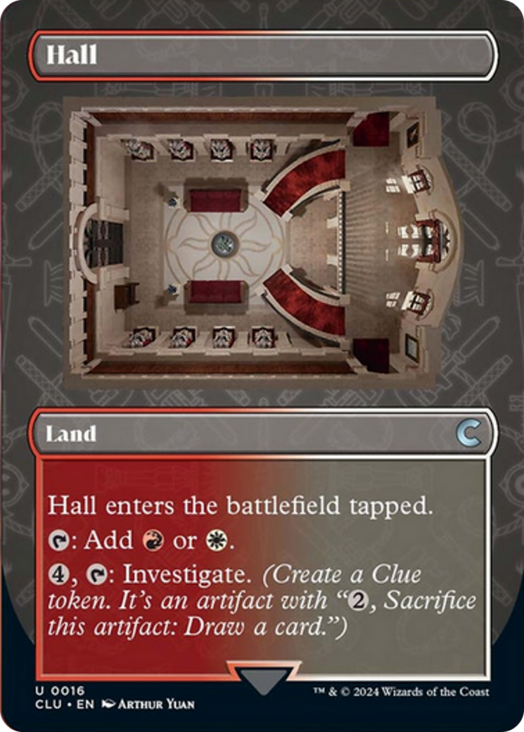 Hall (Borderless) [Ravnica: Clue Edition] | Gear Gaming Bentonville