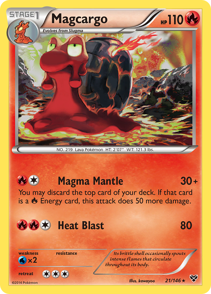 Magcargo (21/146) [XY: Base Set] | Gear Gaming Bentonville