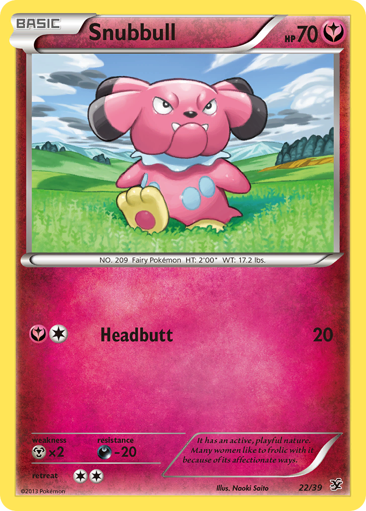 Snubbull (22/39) [XY: Kalos Starter Set] | Gear Gaming Bentonville