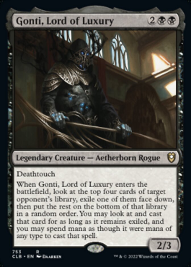 Gonti, Lord of Luxury [Commander Legends: Battle for Baldur's Gate] | Gear Gaming Bentonville