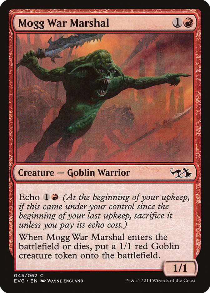 Mogg War Marshal (Elves vs. Goblins) [Duel Decks Anthology] | Gear Gaming Bentonville