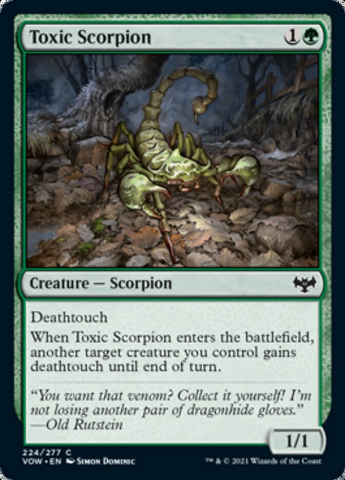 Toxic Scorpion [Innistrad: Crimson Vow] | Gear Gaming Bentonville