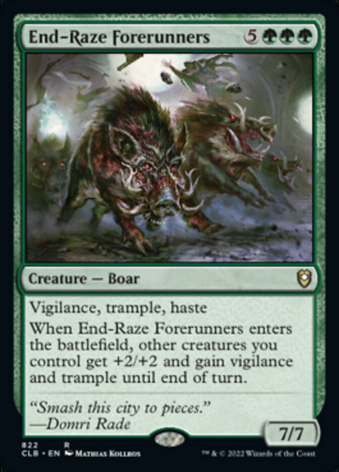 End-Raze Forerunners [Commander Legends: Battle for Baldur's Gate] | Gear Gaming Bentonville