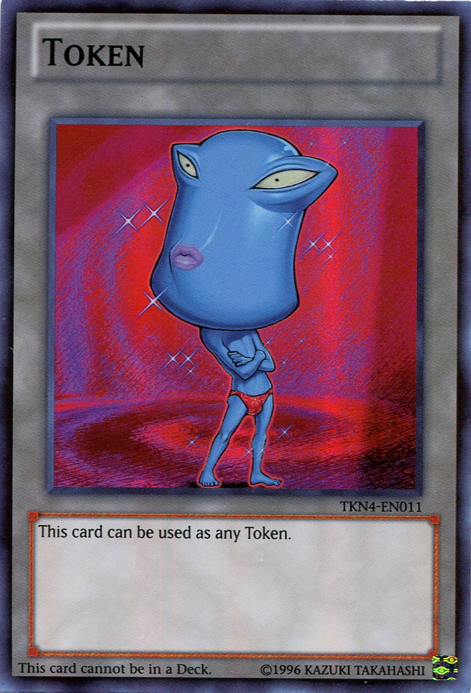 Ojama Token (Blue) [TKN4-EN011] Super Rare | Gear Gaming Bentonville