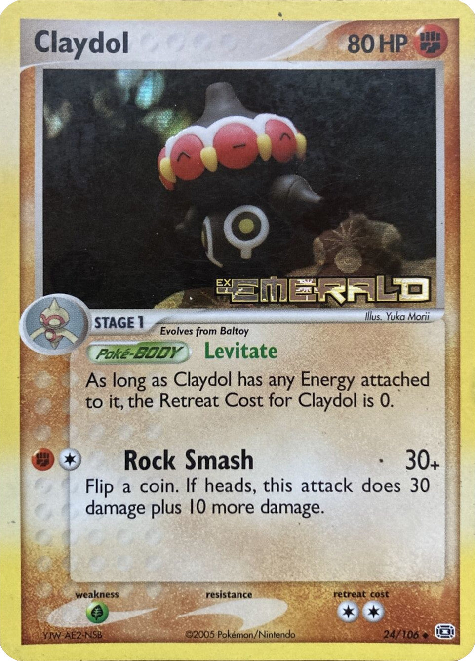 Claydol (24/106) (Stamped) [EX: Emerald] | Gear Gaming Bentonville