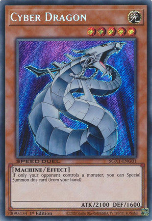 Cyber Dragon [SGX1-ENG01] Secret Rare | Gear Gaming Bentonville