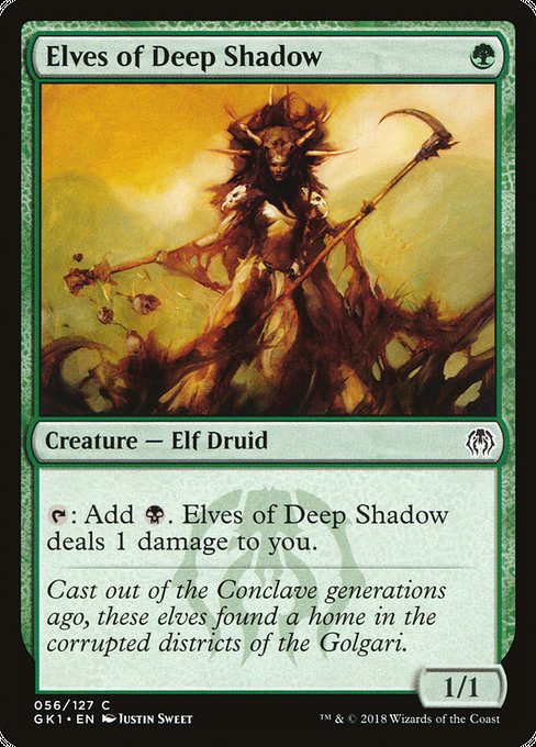 Elves of Deep Shadow [Guilds of Ravnica: Guild Kits] | Gear Gaming Bentonville