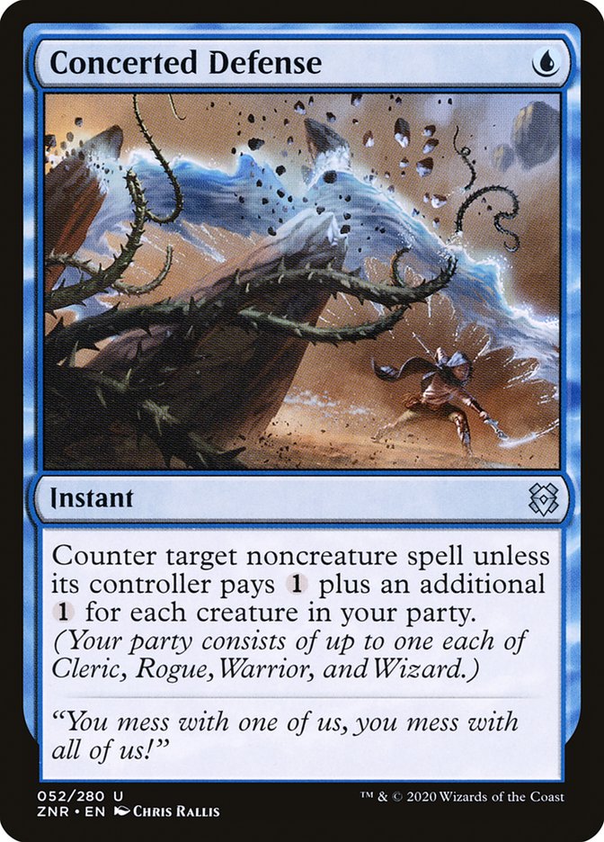 Concerted Defense [Zendikar Rising] | Gear Gaming Bentonville