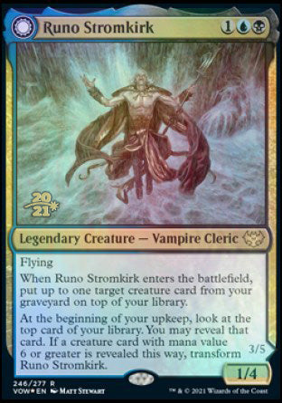 Runo Stromkirk // Krothuss, Lord of the Deep [Innistrad: Crimson Vow Prerelease Promos] | Gear Gaming Bentonville