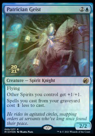 Patrician Geist [Innistrad: Midnight Hunt Prerelease Promos] | Gear Gaming Bentonville
