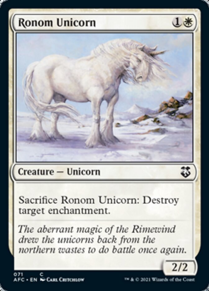 Ronom Unicorn [Dungeons & Dragons: Adventures in the Forgotten Realms Commander] | Gear Gaming Bentonville