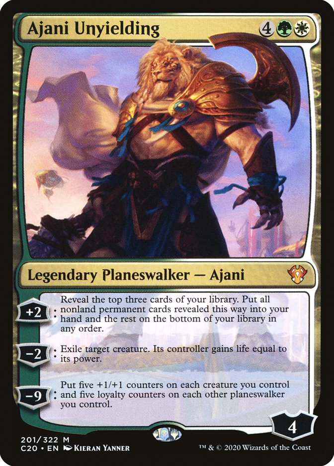 Ajani Unyielding [Commander 2020] | Gear Gaming Bentonville