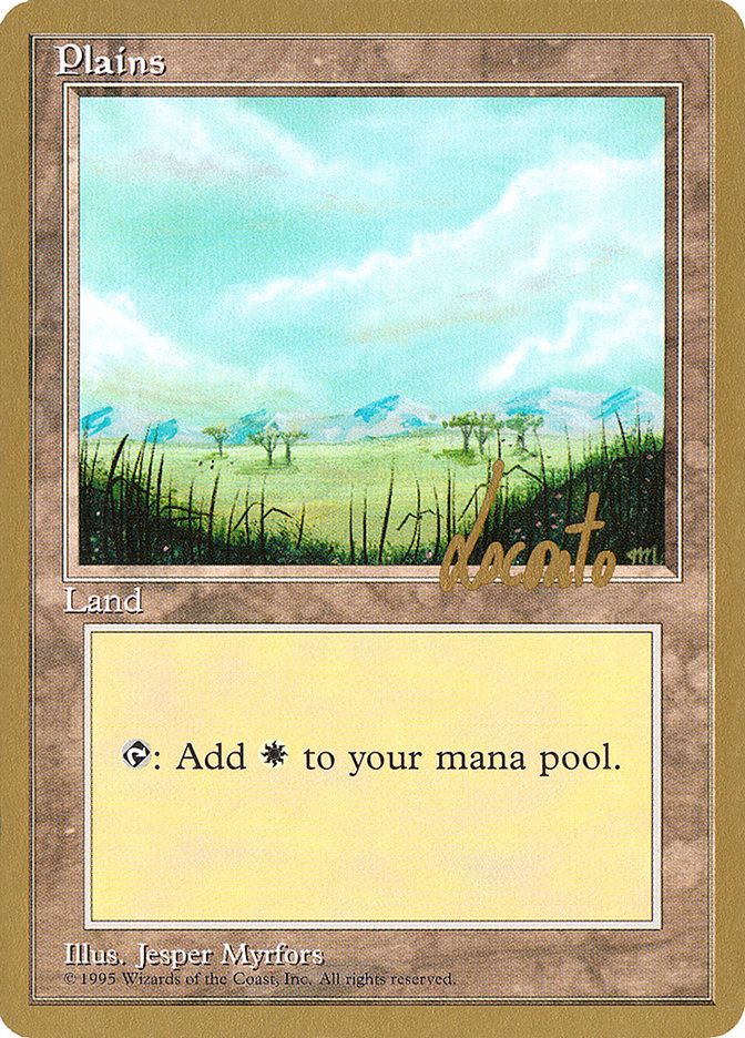 Plains (ml365) (Michael Loconto) [Pro Tour Collector Set] | Gear Gaming Bentonville