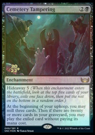 Cemetery Tampering [Streets of New Capenna Prerelease Promos] | Gear Gaming Bentonville