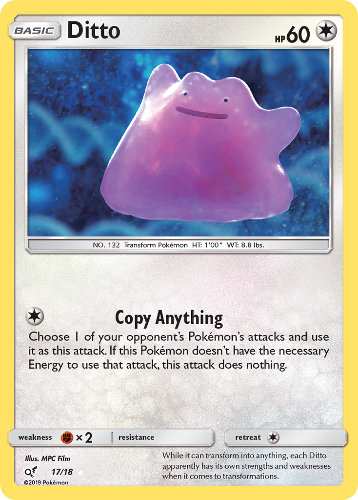 Ditto (17/18) [Sun & Moon: Detective Pikachu] | Gear Gaming Bentonville