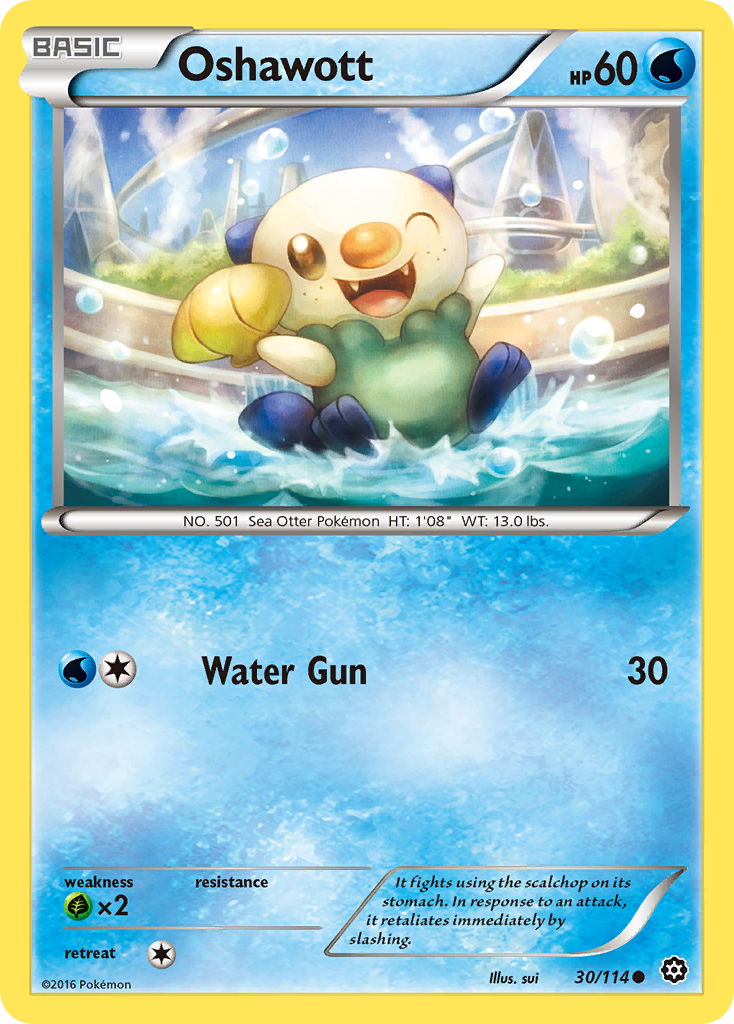 Oshawott (30/114) [XY: Steam Siege] | Gear Gaming Bentonville