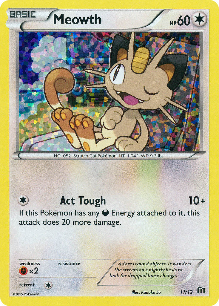 Meowth (11/12) [McDonald's Promos: 2016 Collection] | Gear Gaming Bentonville