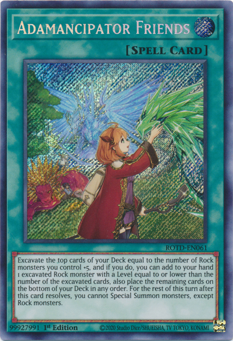 Adamancipator Friends [ROTD-EN061] Secret Rare | Gear Gaming Bentonville