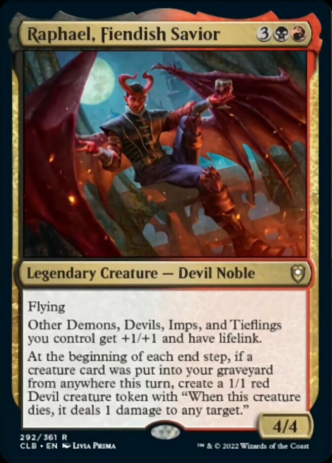 Raphael, Fiendish Savior [Commander Legends: Battle for Baldur's Gate] | Gear Gaming Bentonville