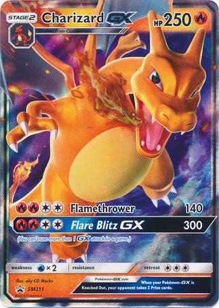 Charizard GX (SM211) (Jumbo Card) [Sun & Moon: Black Star Promos] | Gear Gaming Bentonville