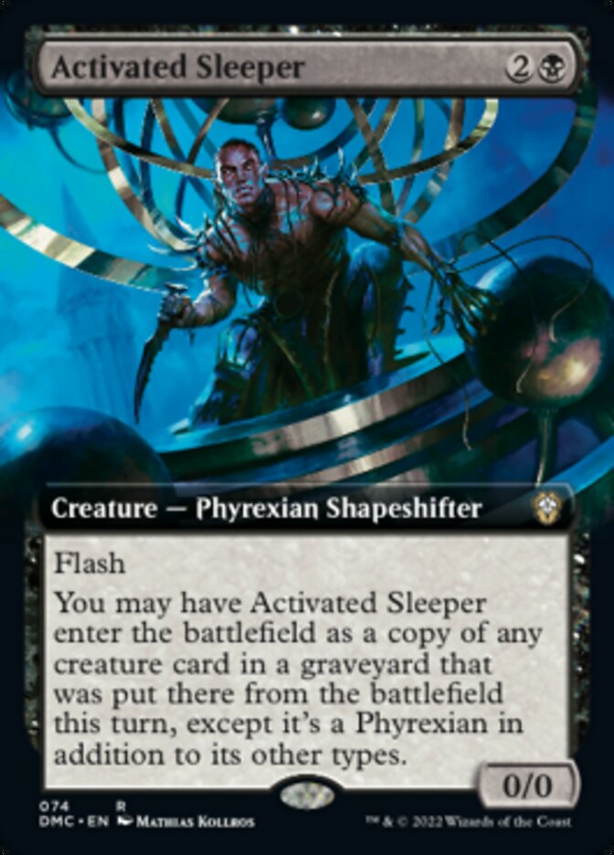 Activated Sleeper (Extended Art) [Dominaria United Commander] | Gear Gaming Bentonville