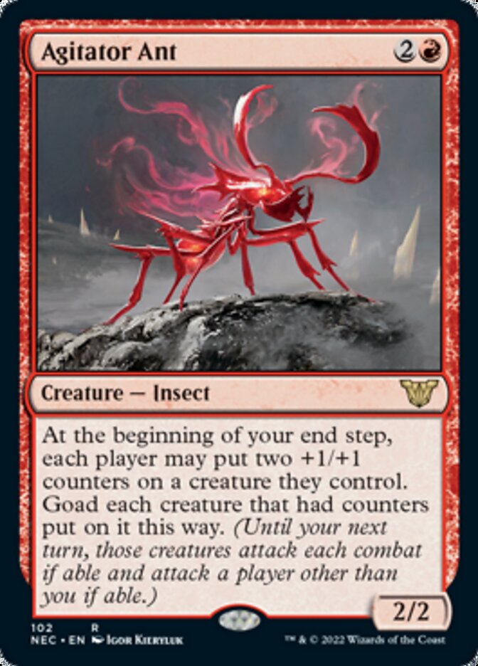 Agitator Ant [Kamigawa: Neon Dynasty Commander] | Gear Gaming Bentonville