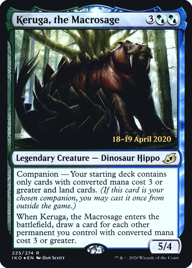 Keruga, the Macrosage  [Ikoria: Lair of Behemoths Prerelease Promos] | Gear Gaming Bentonville