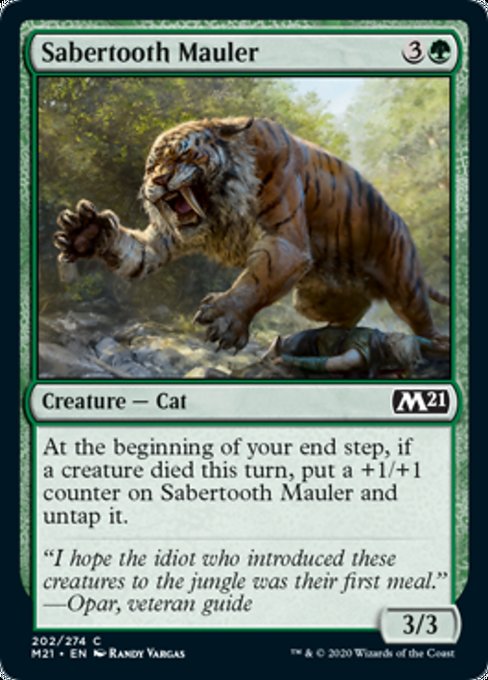 Sabertooth Mauler [Core Set 2021] | Gear Gaming Bentonville