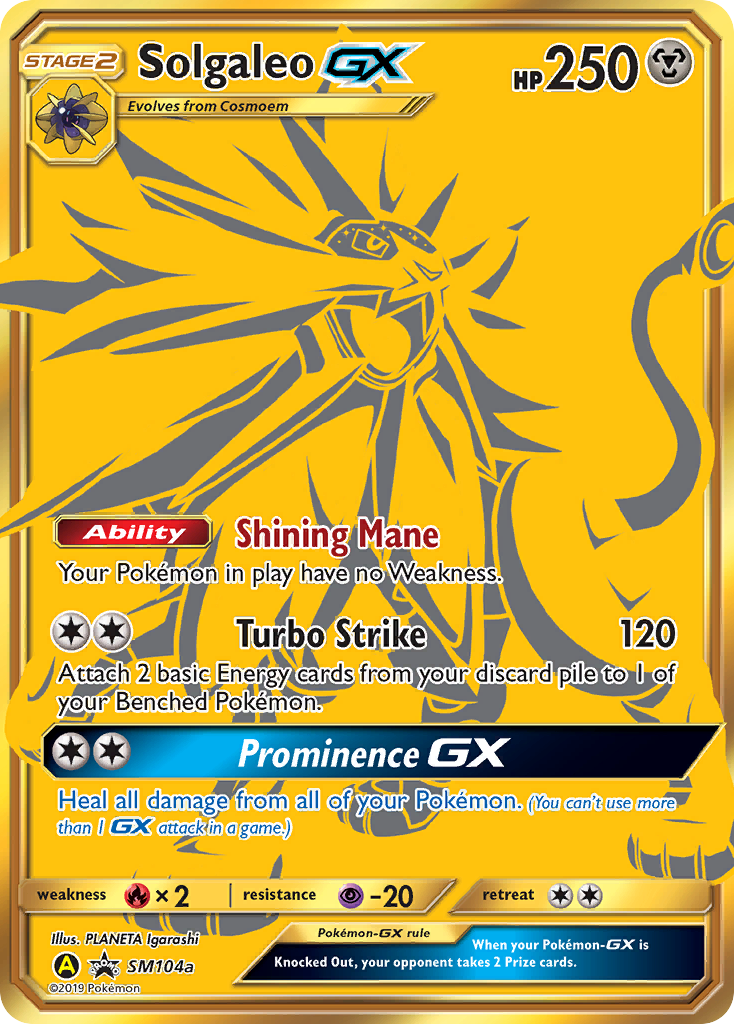 Solgaleo GX (SM104a) [Sun & Moon: Black Star Promos] | Gear Gaming Bentonville