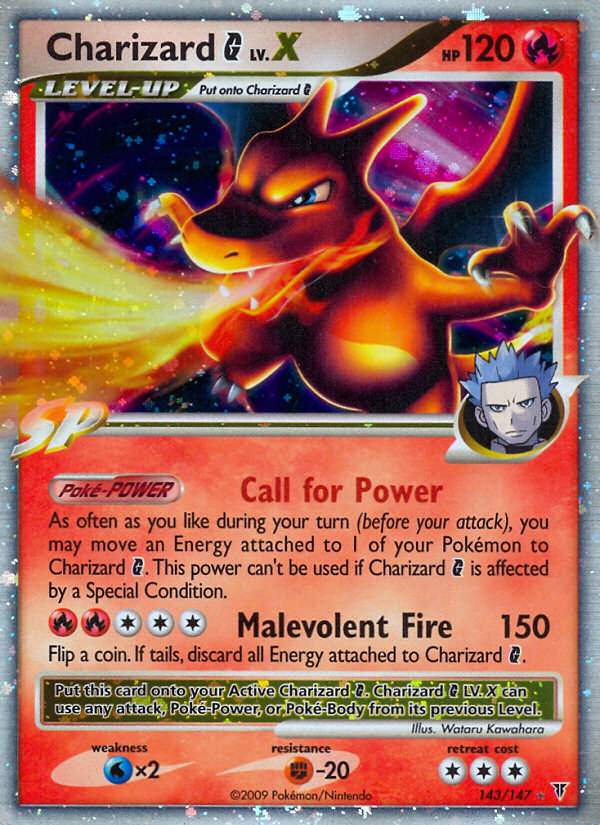 Charizard G LV.X (143/147) [Platinum: Supreme Victors] | Gear Gaming Bentonville