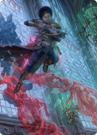 Kaya, Geist Hunter Art Card [Innistrad: Crimson Vow Art Series] | Gear Gaming Bentonville