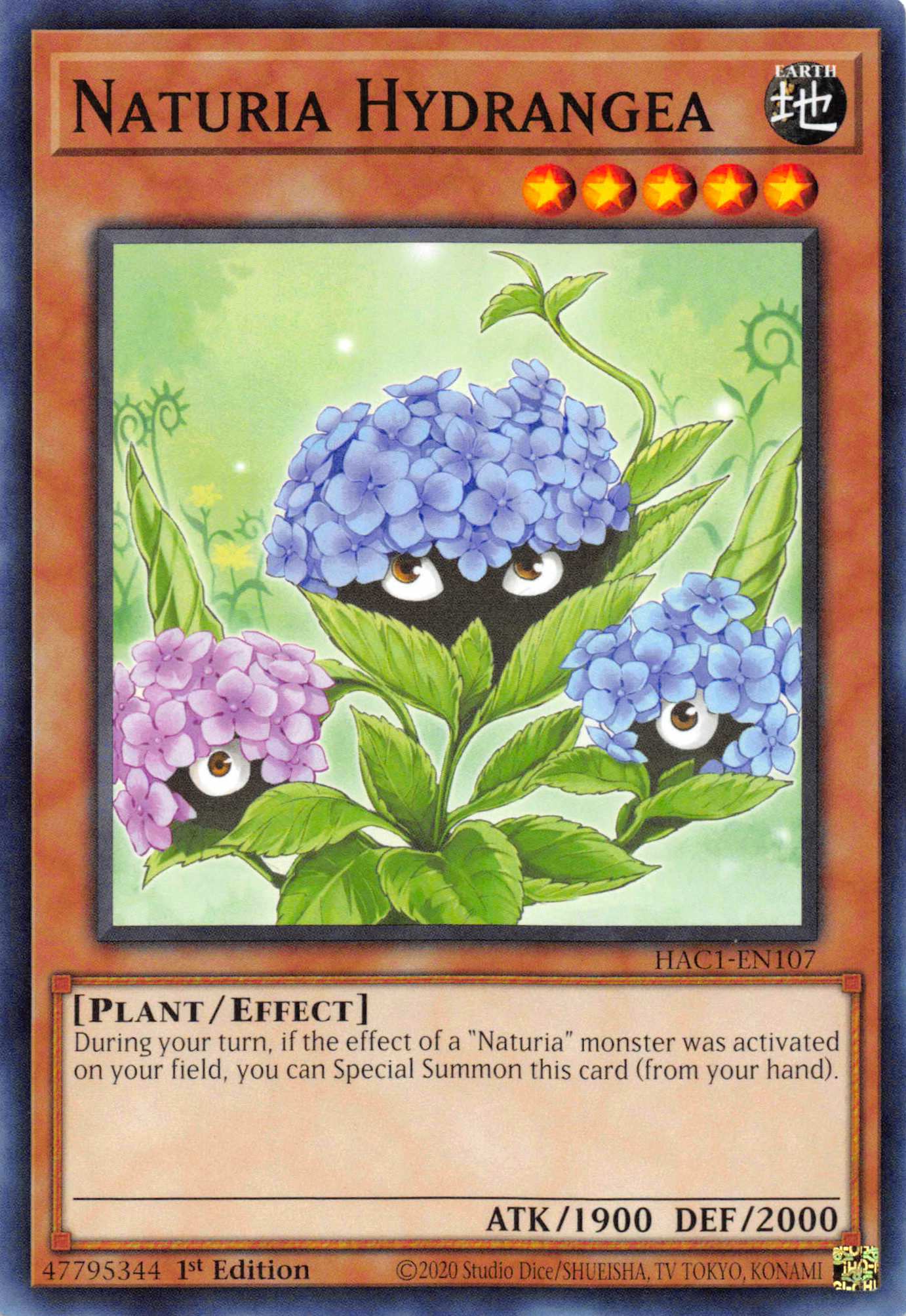 Naturia Hydrangea [HAC1-EN107] Common | Gear Gaming Bentonville
