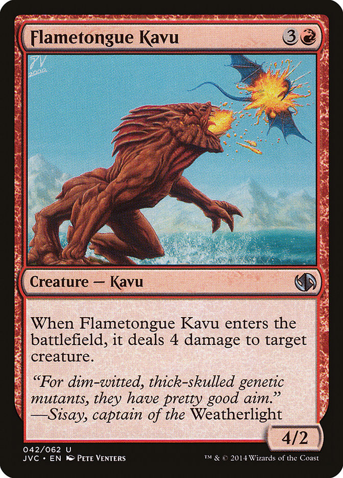 Flametongue Kavu [Duel Decks Anthology] | Gear Gaming Bentonville