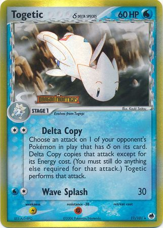 Togetic (11/101) (Delta Species) (Stamped) [EX: Dragon Frontiers] | Gear Gaming Bentonville