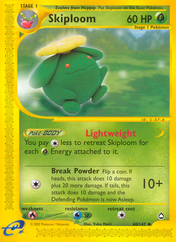 Skiploom (60/147) [Aquapolis] | Gear Gaming Bentonville