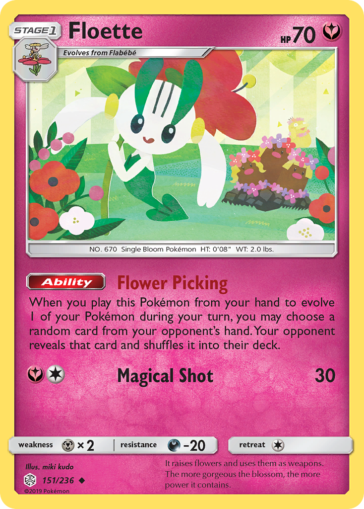 Floette (151/236) [Sun & Moon: Cosmic Eclipse] | Gear Gaming Bentonville