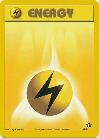 Lightning Energy (109/111) [Neo Genesis Unlimited] | Gear Gaming Bentonville