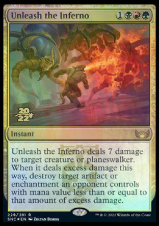 Unleash the Inferno [Streets of New Capenna Prerelease Promos] | Gear Gaming Bentonville