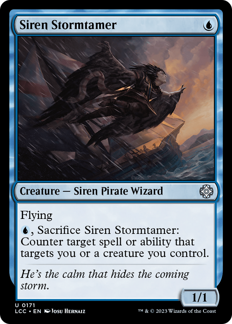 Siren Stormtamer [The Lost Caverns of Ixalan Commander] | Gear Gaming Bentonville