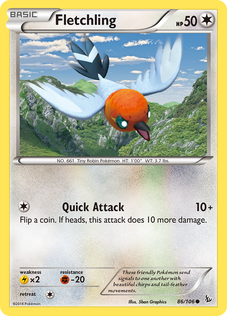 Fletchling (86/106) [XY: Flashfire] | Gear Gaming Bentonville