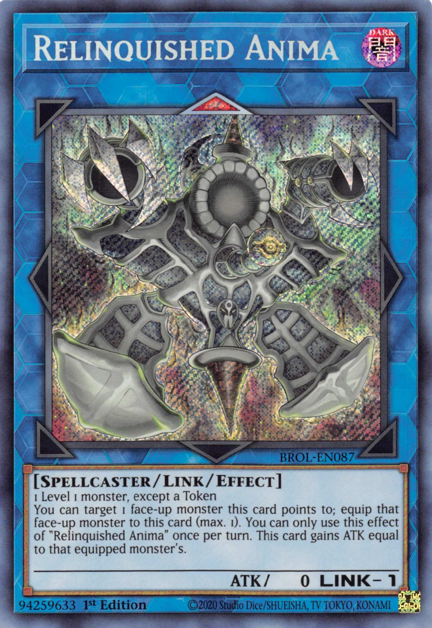 Relinquished Anima [BROL-EN087] Secret Rare | Gear Gaming Bentonville