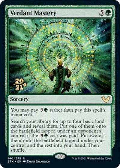 Verdant Mastery [Strixhaven: School of Mages Prerelease Promos] | Gear Gaming Bentonville