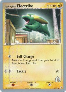 Team Aqua's Electrike (53/95) (Blaziken Tech - Chris Fulop) [World Championships 2004] | Gear Gaming Bentonville