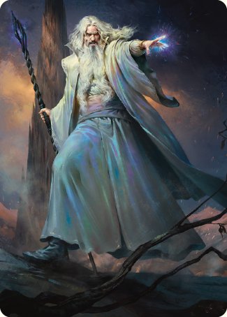 Saruman of Many Colors Art Card [The Lord of the Rings: Tales of Middle-earth Art Series] | Gear Gaming Bentonville